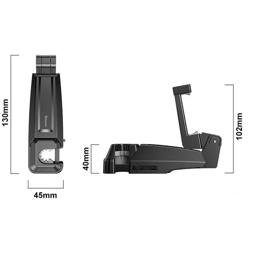 Автодержатель на подголовник кресла BASEUS Backseat holder hook SUHZ-A01 - фото 5