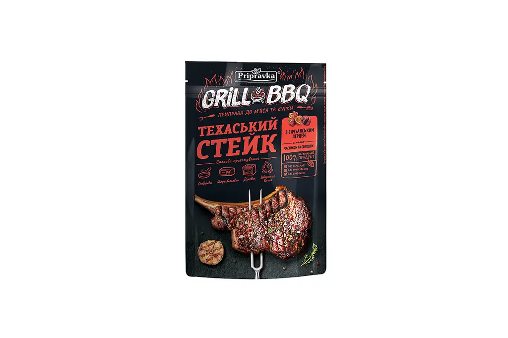 Приправа "Техаський стейк" "Приправка", 30 г