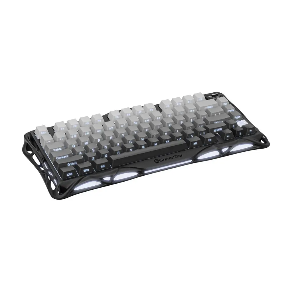 Клавіатура GravaStar Mercury K1 TKL Wireless/Bluetooth/USB UA Black (GSK1_GBLK)