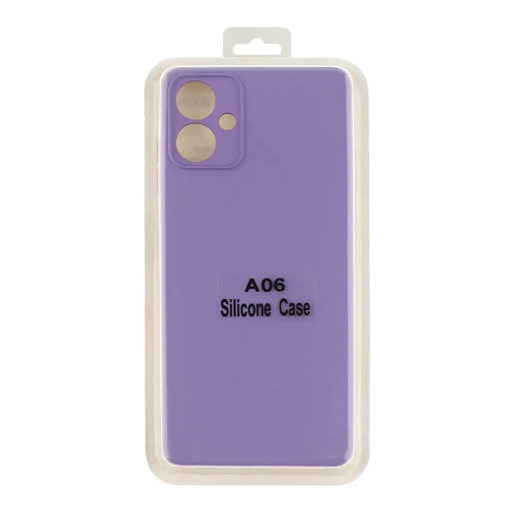 Чохол Silicone Cover з рамкою камери Samsung Galaxy A06/A065 Elegant Purple - фото 2
