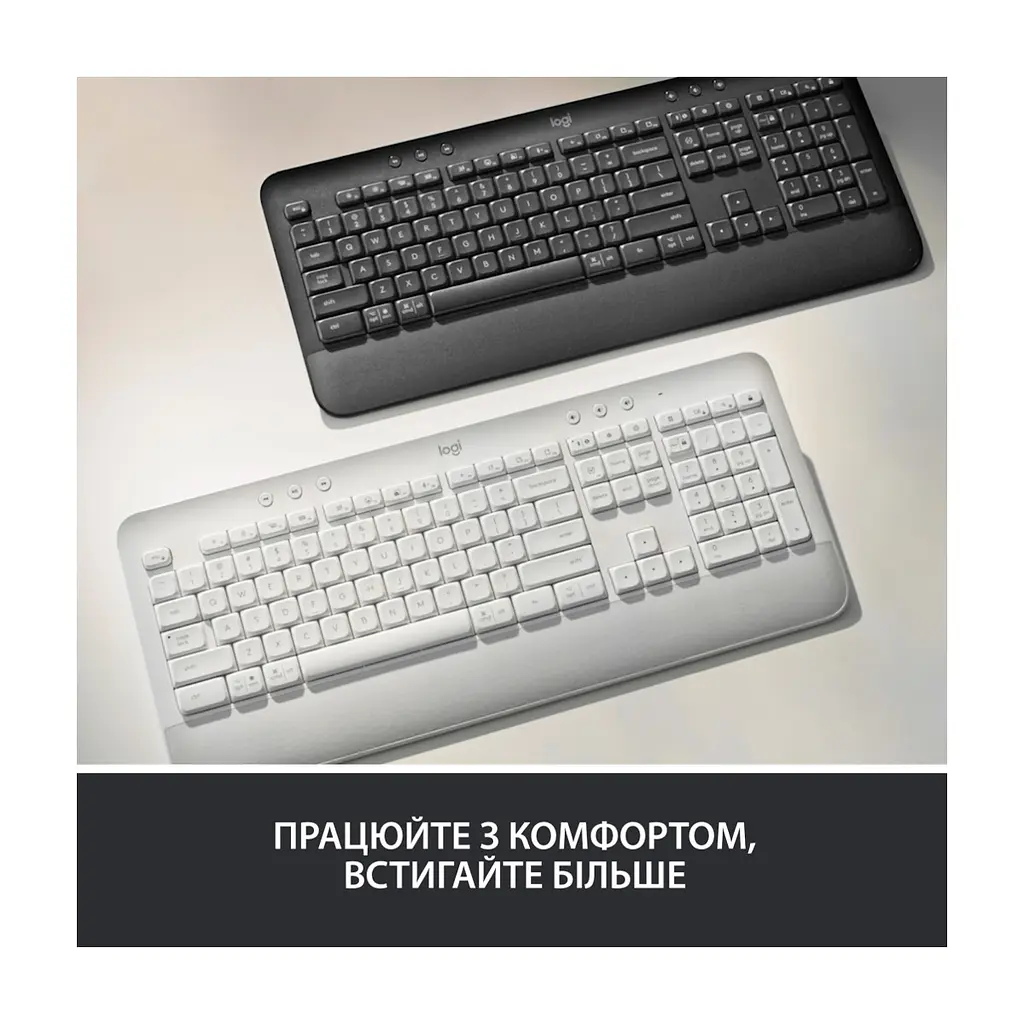Клавіатура Logitech Signature K650 USB/Bluetooth UA Graphite (920-010945) - фото 8