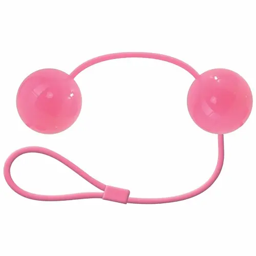 Вагінальні кульки Toyz4lovers Candy Balls  рожеві 21.5x3.5 см - фото 2