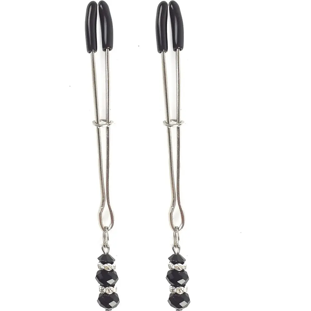 Затискач для сосків Art of Sex - Nipple Clamps Lovely Black - фото 2