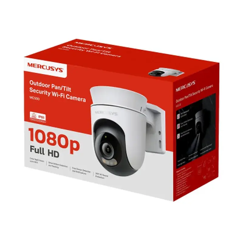 Камера відеоспостереження Mercusys IP-Камера MERCUSYS MC500 FHD N300 microSD motion detection, зовнішня (MC-500) - фото 10