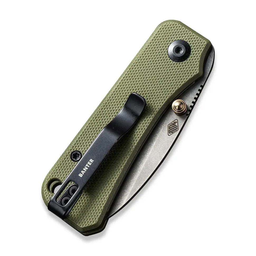 Ніж Civivi Baby Banter Stonewash Olive G10 (C19068S-5) - фото 6