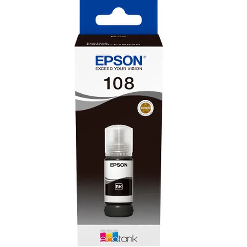 Контейнер з чорнилом Epson 108 EcoTank L8050/L18050 black (C13T09C14A) - фото 2
