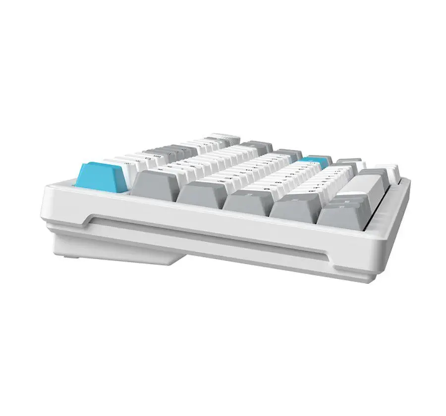 Клавіатура ігрова механічна GamePro MK-266-WH Asgard Yord Keychron Super Red Switch Bluetooth 5.2/2.4 ГГц/USB White - фото 3