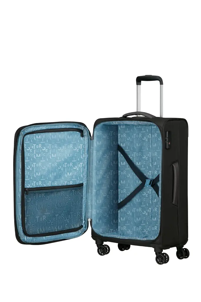 Чемодан American Tourister PULSONIC ASPHALT BLACK 68x44x27(30) 68 См MD6*09002 - фото 2