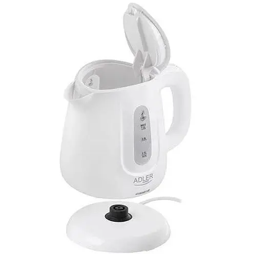 Чайник электрический Adler AD 1373 с автовыключением на поворотной основе 850 Вт 1 л - фото 3