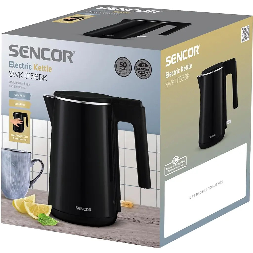 Електрочайник Sencor SWK 0156BK - фото 5