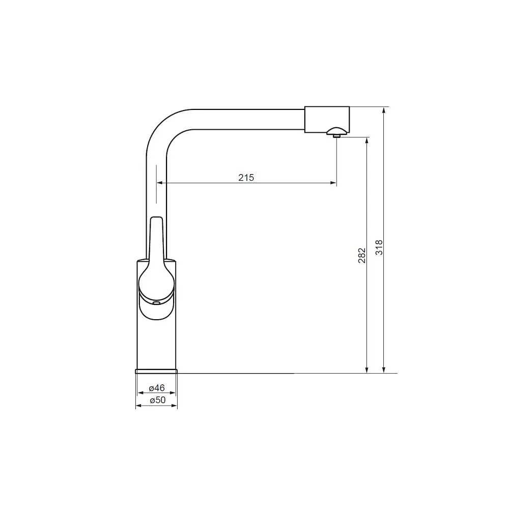 Змішувач для кухні Damixa Merkur black 710770300 - фото 4