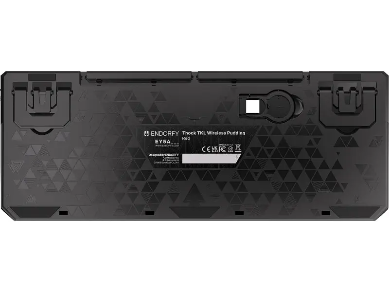 Клавіатура ENDORFY Thock TKL Wireless Red Pudding (EY5A119) Kailh Box Red - фото 6