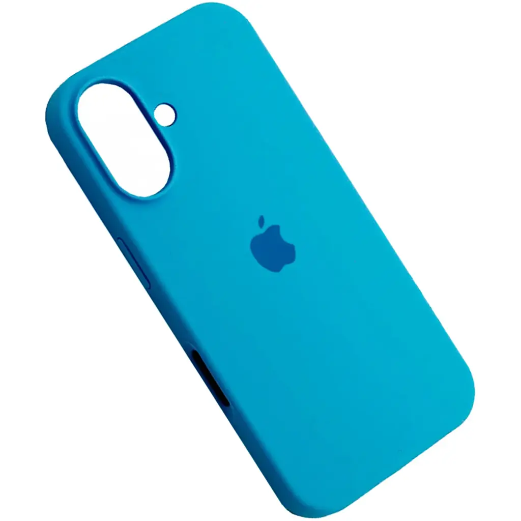 Чехол Silicone Case для Apple iPhone 16 Plus Blue AA [115102] - фото 2