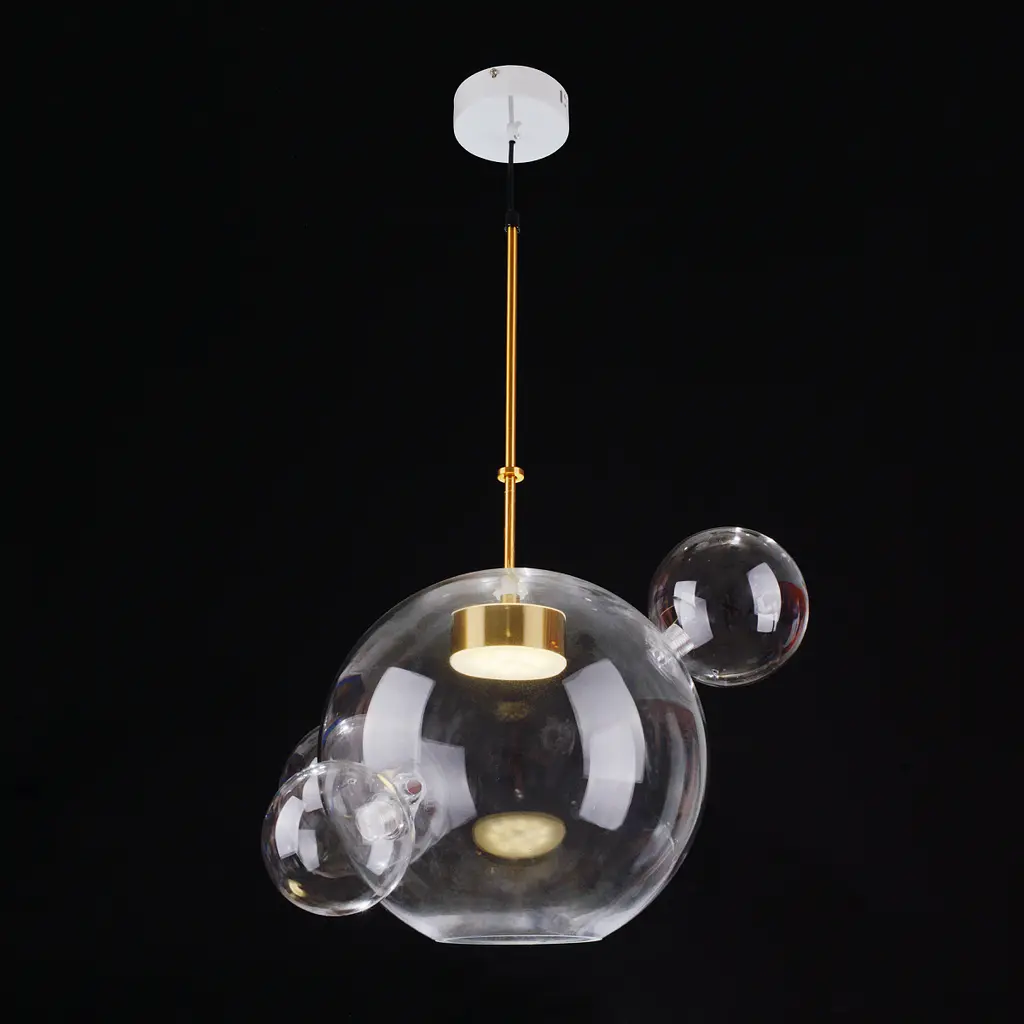 Люстра Brille молекула підвісна LED 14W NW G (BL-933S/4) - фото 5