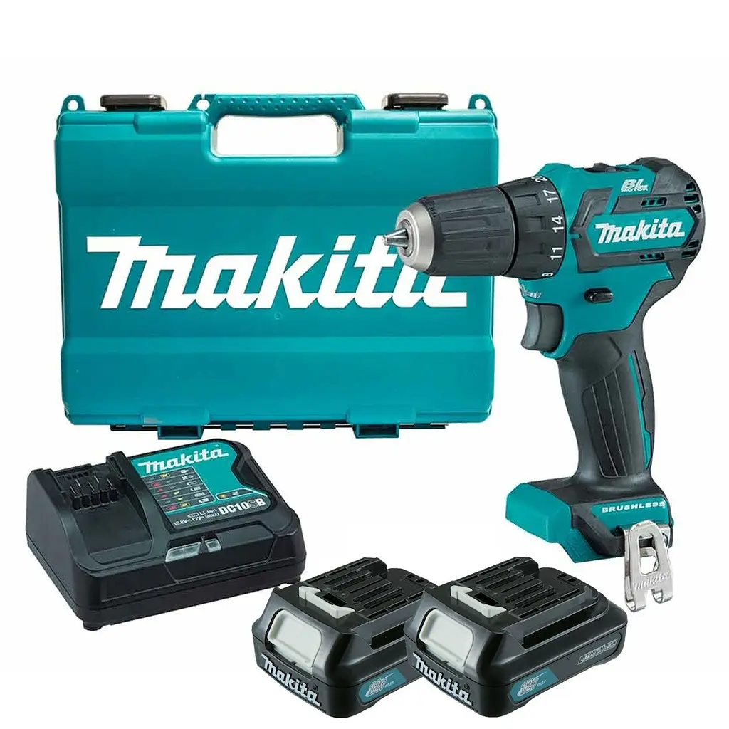 Шурупокрут акумуляторний Makita DF332DWYE (35 Нм, 0.8-10 мм, BL, CXT)
