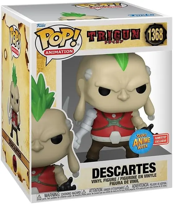 Коллекционная фигурка Funko Pop Триган Декарт Trigun Descartes 10 см T D 1368 - фото 4