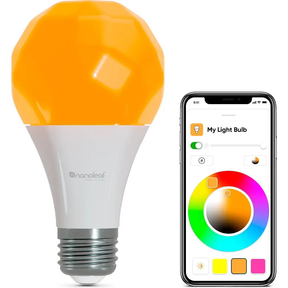 Розумна лампочка Nanoleaf Essentials E27 9W Apple Homekit 1 шт. [NL45-0800WT240E27] [87855] - фото 3