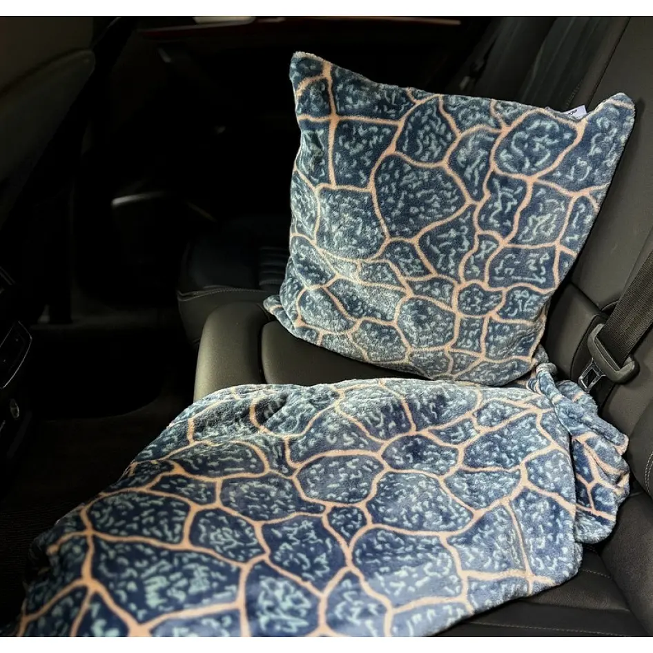 Набір для подорожі Ecotton Travel: подушка та плед сірий (23605) - фото 4