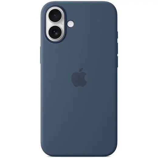 Силиконовый чехол CasePro Silicone Case with MagSafe Denim для iPhone 16 Plus - фото 2