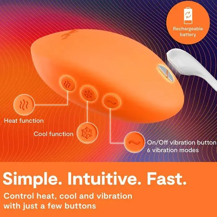 Вібратор We-Vibe Temp (Orange) - фото 9