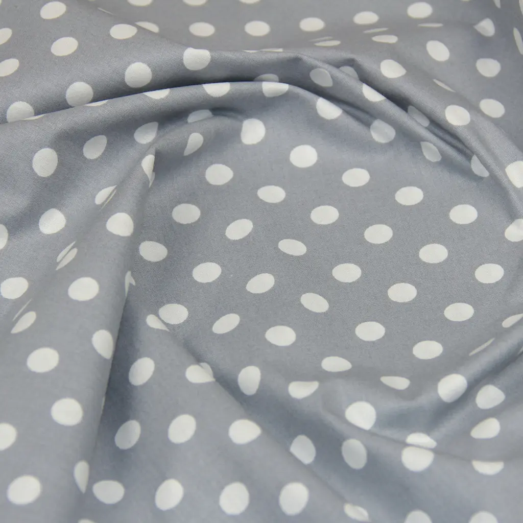 Простирадло Cosas на резинці 120х200 mini dots cs14, сірий (DropWhiteGrey_120x200x20) - фото 4