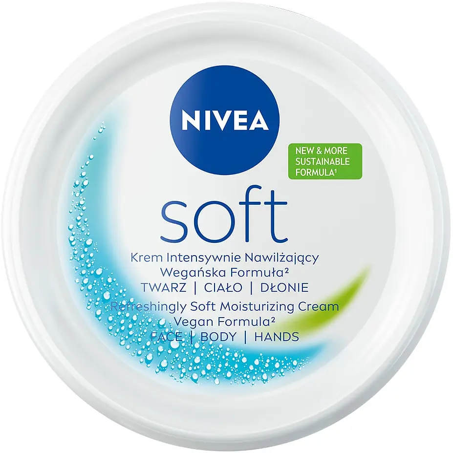 Крем для обличчя, рук та тіла Nivea Soft інтенсивний зволожуючий 300 мл
