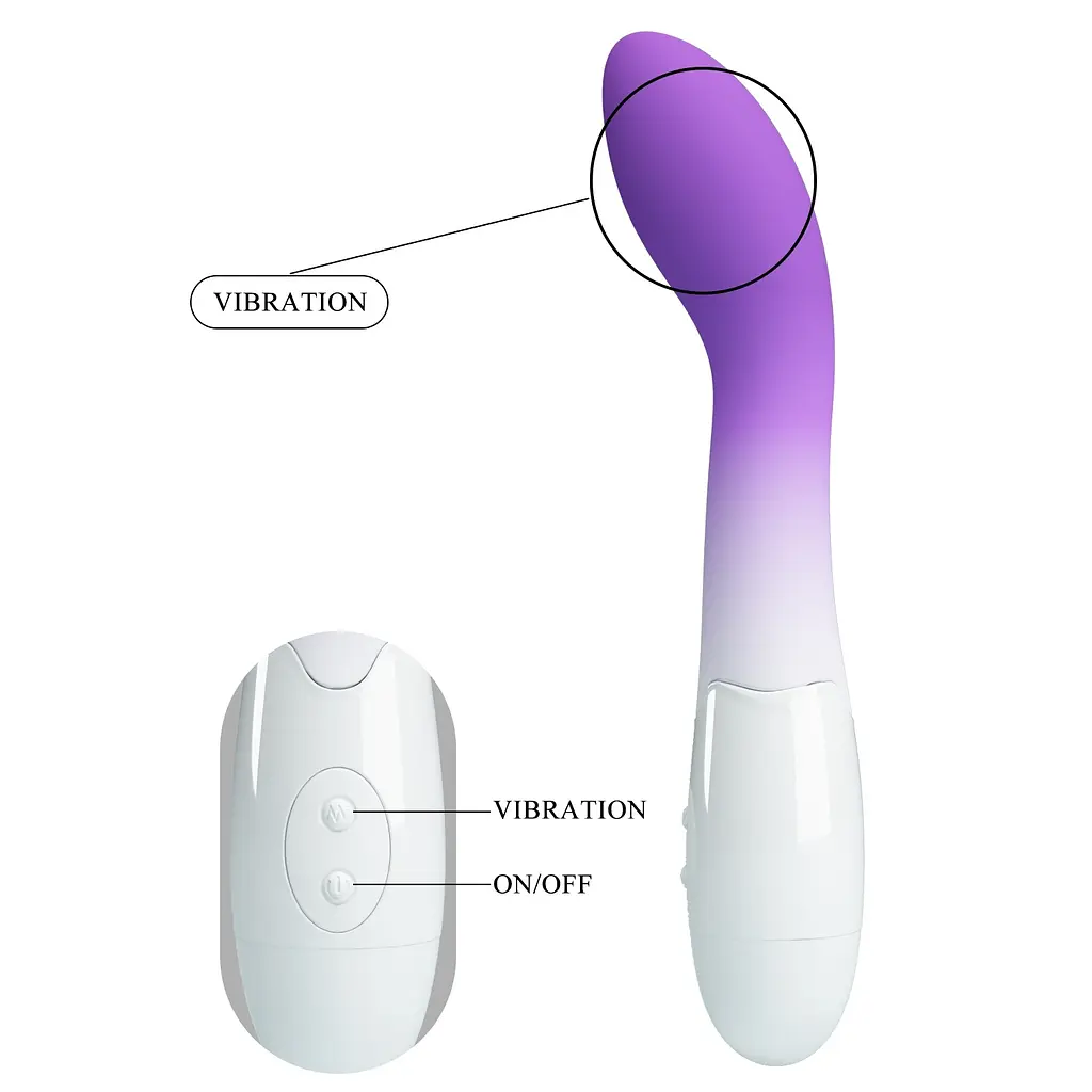 Вібратор PRETTY LOVE - Bishop, 30 vibration functions, ABS Silicone PRETTY LOVE BI-014220-A6 101943 - фото 7