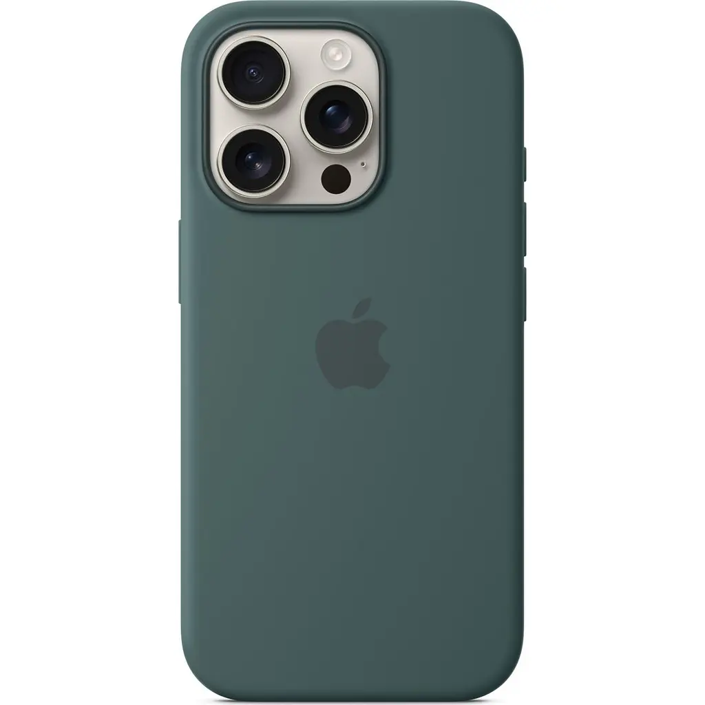 Чохол Apple Silicone Case with MagSafe для iPhone 16 Pro Lake Green (MYYR3ZM/A) [116174] - фото 2