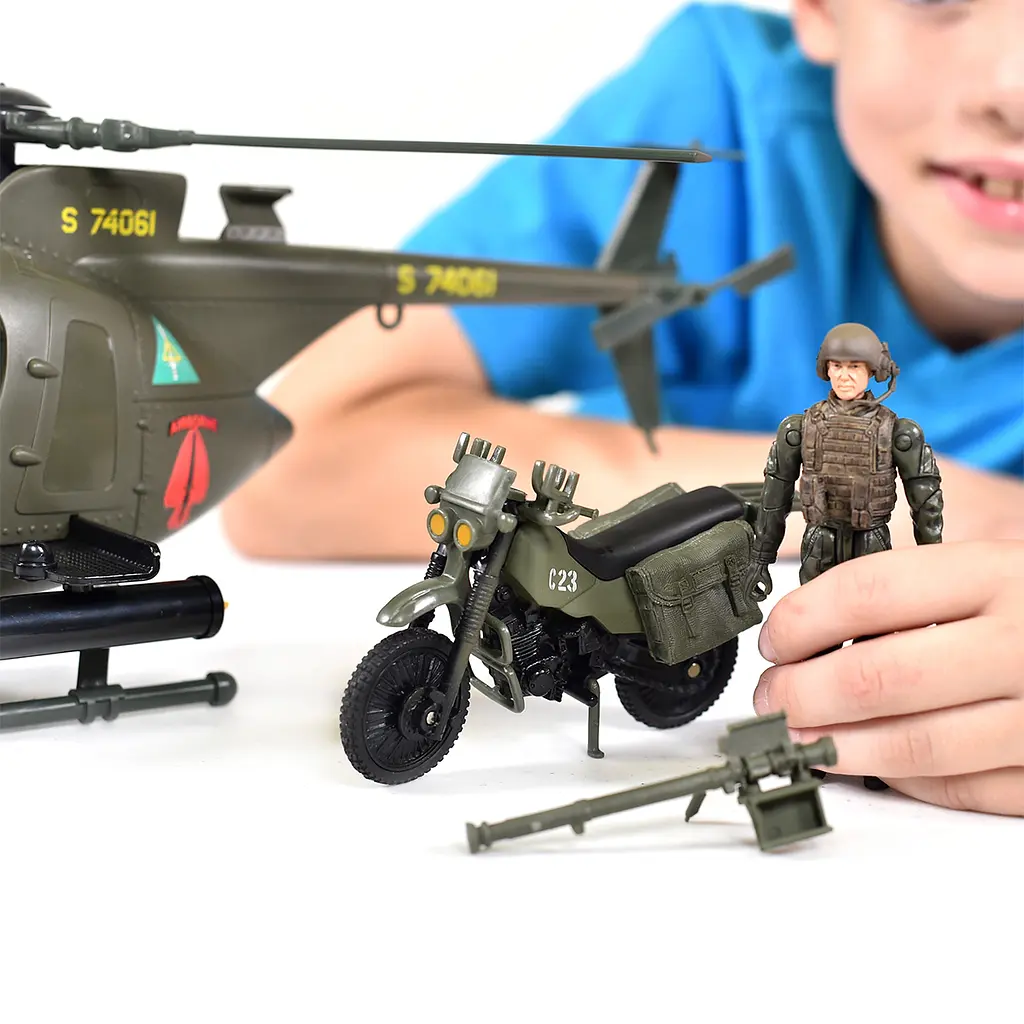 Игровой набор Elite Force Многоцелевой вертолет MH-6 (101860) - фото 9