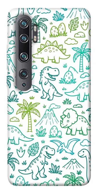 TPU чохол Demsky Dino pattern для Xiaomi Mi Note 10 / Note 10 Pro / Mi CC9 Pro