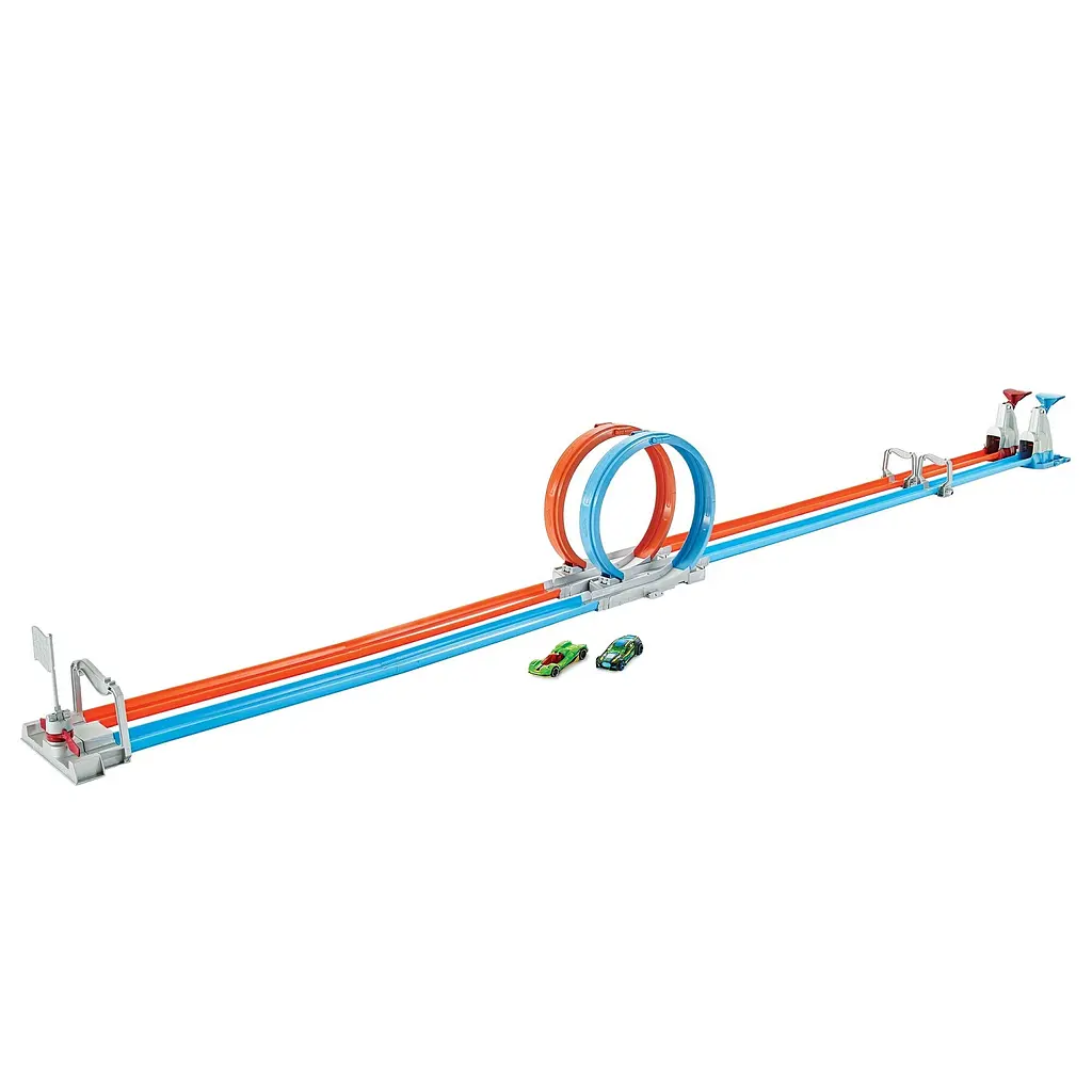 Портативний трек Hot Wheels Подвійна петля (GFH85) - фото 2