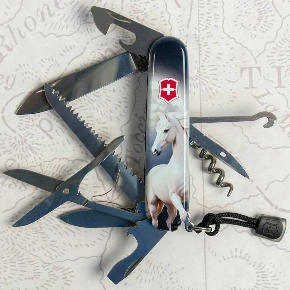 Складаний ніж Victorinox HUNTSMAN ZODIAC Магічний кінь 1.3713.3.Z5280pk - фото 6