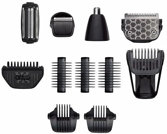 Набір для стрижки волосся BaByliss 11 в 1, 11 насадок, чорний - фото 8