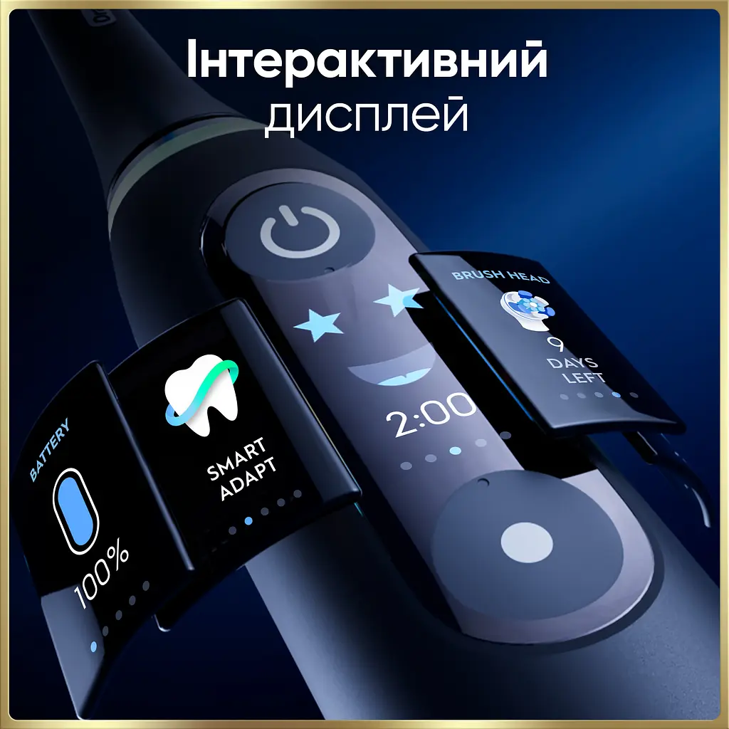 Електрична зубна щітка Oral-B iO 9 чорна - фото 6