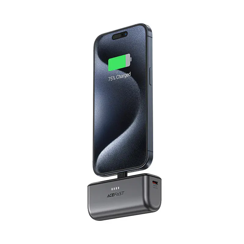 Портативное ЗУ Power Bank Acefast M9 PD20W 5000 mAh Black - фото 4