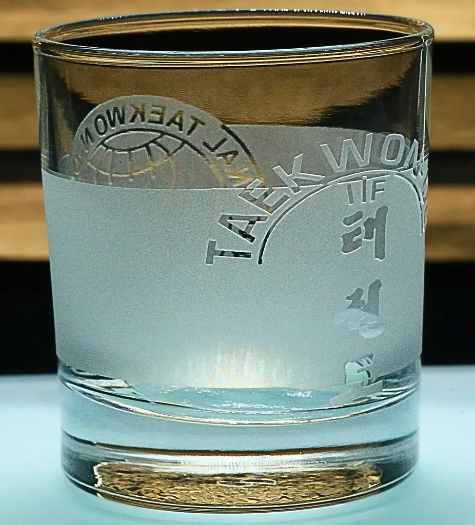 Склянка 300 мл Теквандо ITF з гравіюванням скляний стакан подарунок для спортсмена тренера - фото 5