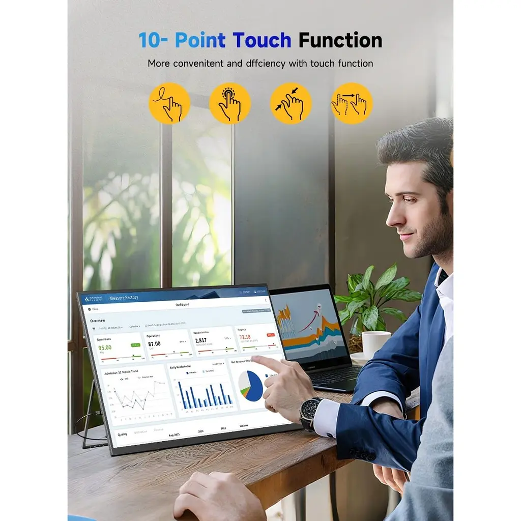 Портативний монітор UPERFECT 23.8" Touch FHD 120Hz [171118] - фото 2