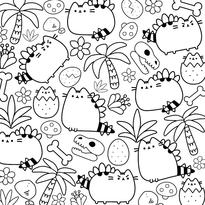 Розмальовка Pusheen - фото 5