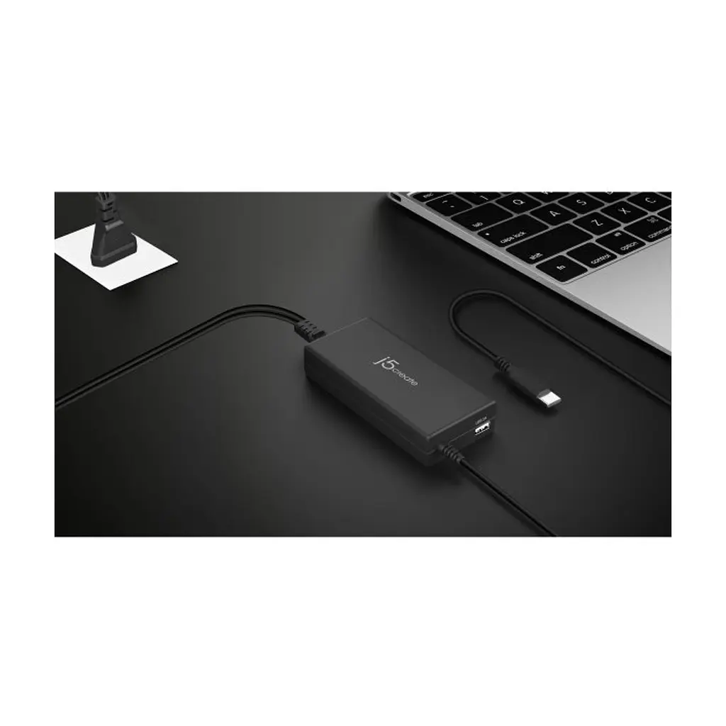Блок питания для ноутбука J5create USB-C/PD/90W, USB-A/10W (JUP2290C-EN) - фото 3