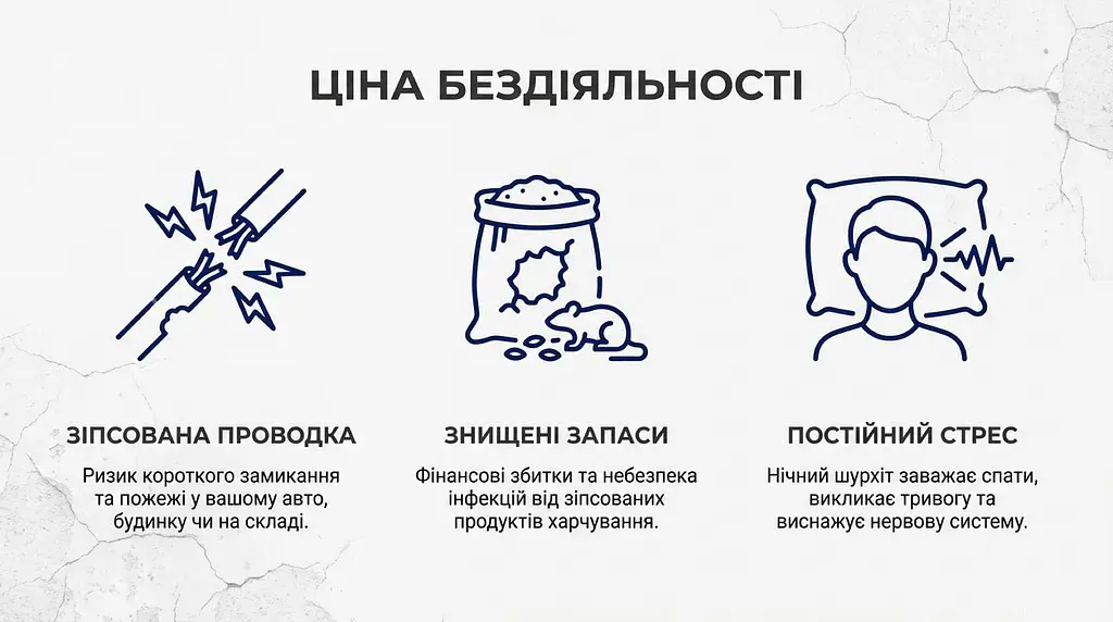 Ультразвуковий відлякувач мишей/щурів/кажанів ФОРТ 300 - фото 7