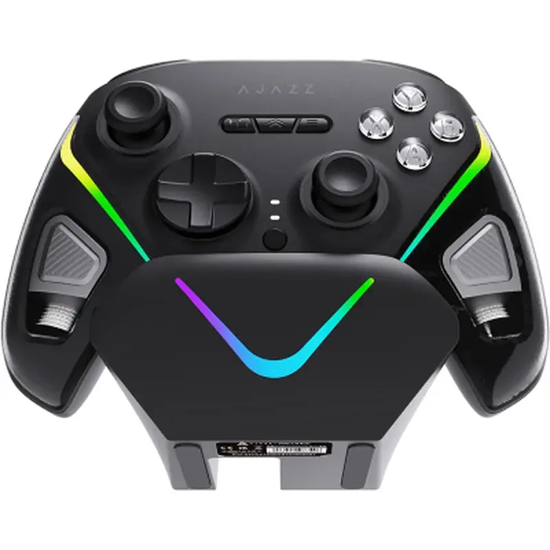 Геймпад Ajazz GP100S 2.4G/BT/USB Switch/PC/iOS/Android RGB Black (GP100S-B) - фото 2