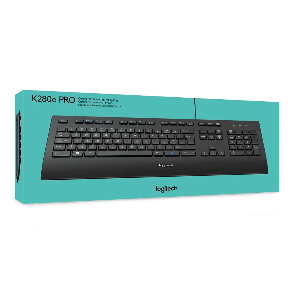 Клавіатура Logitech K280e for Business USB UA Black (920-005217) - фото 6