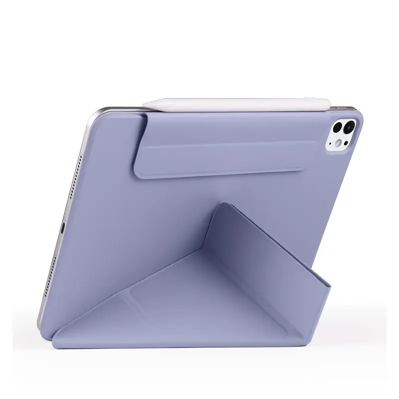 Чохол-книжка BeCover Ultra Slim Origami Magnetic для Apple iPad Pro 11 M4 (2024) Насичено-пурпуровий (712963) - фото 4