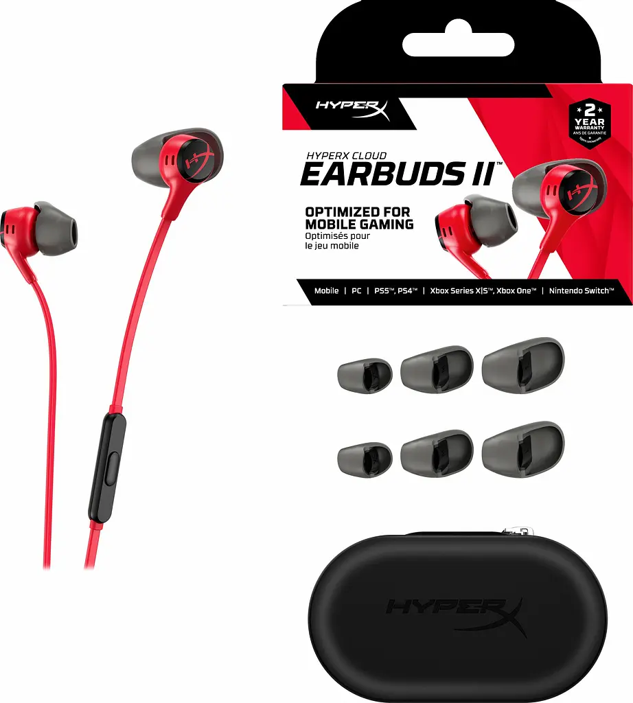 Навушники HyperX Cloud Earbuds II Red (705L8AA) - фото 6