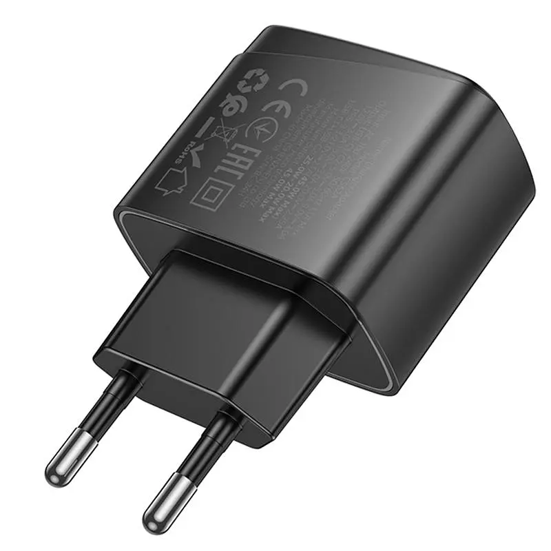 МЗП Hoco CS62A Bright PD45W (2USB-C) Black - фото 5