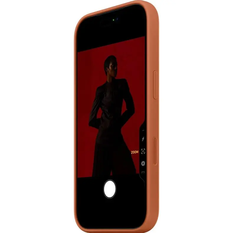 Чохол Silicone Case with Button, Animation & MagSafe для Apple iPhone 17 Pro Max Terra Cotta AAA [149949] - фото 4