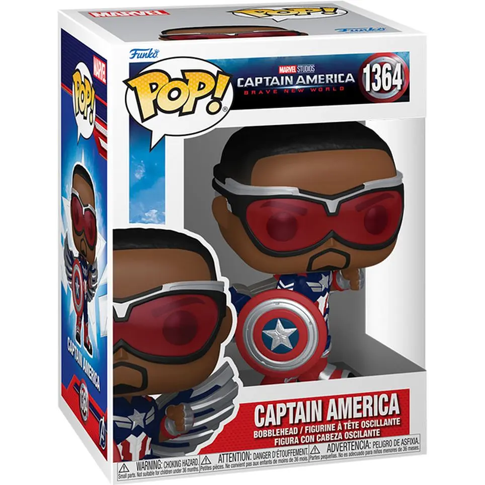 Ігрова фігурка Funko Pop! Marvel Капітан Америка Чудесний новий світ Капітан Америка (75990) - фото 2