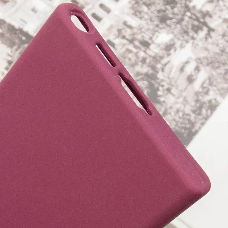 Чохол Silicone Cover Lakshmi Full Camera (AAA) для Samsung Galaxy S23 Ultra Бордовий / Plum - фото 7