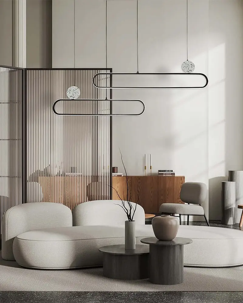 Підвісний світильник, люстра Goldlux 333896 Florentyna LED 1x48W 4000K 6000Lm IP20 чорний - фото 3