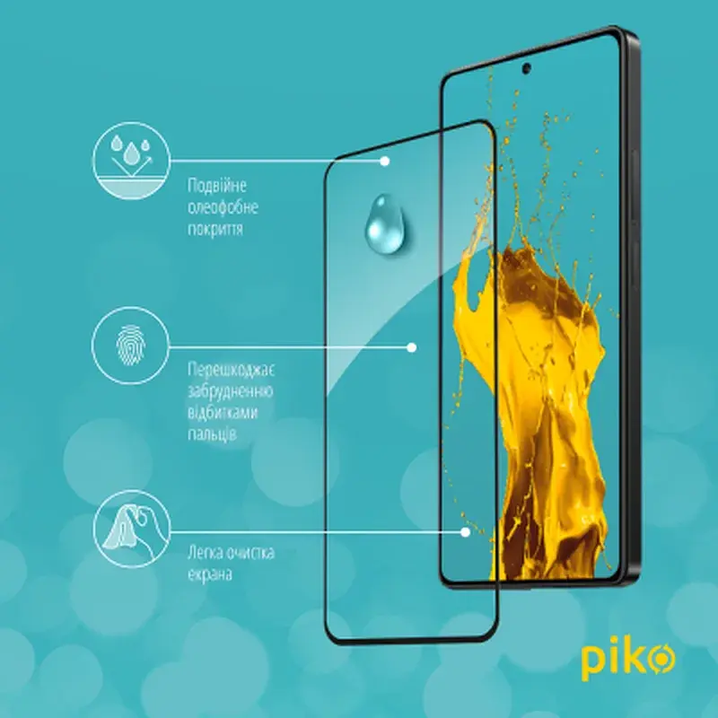 Скло захисне Piko Full Glue Xiaomi Poco M6 Pro Black (1283126589737) - фото 4